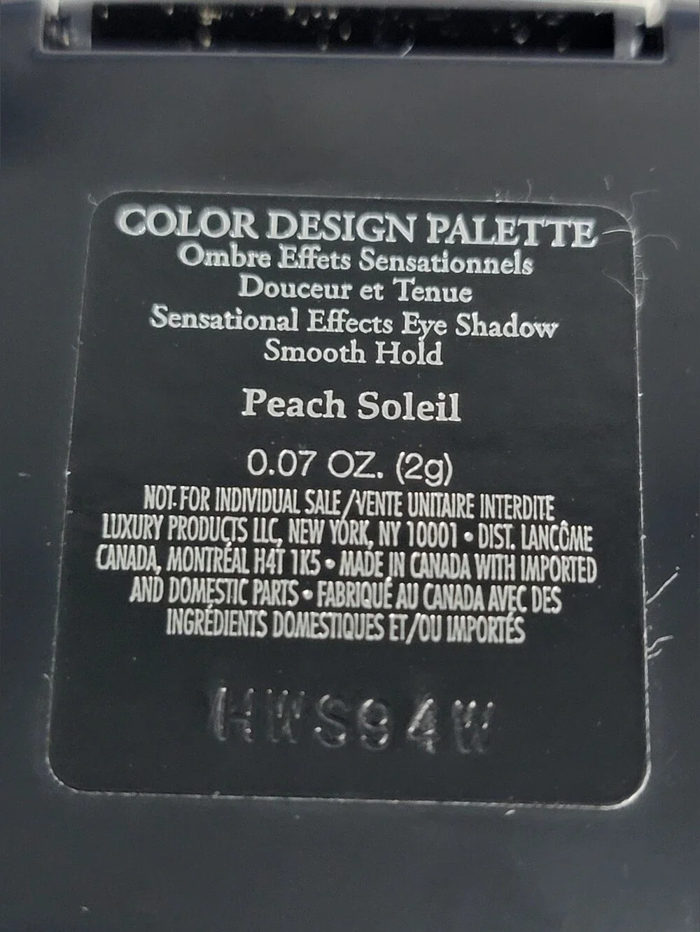 NWOB- Lancôme Color Design Palette Peach Soleil Eyeshadow